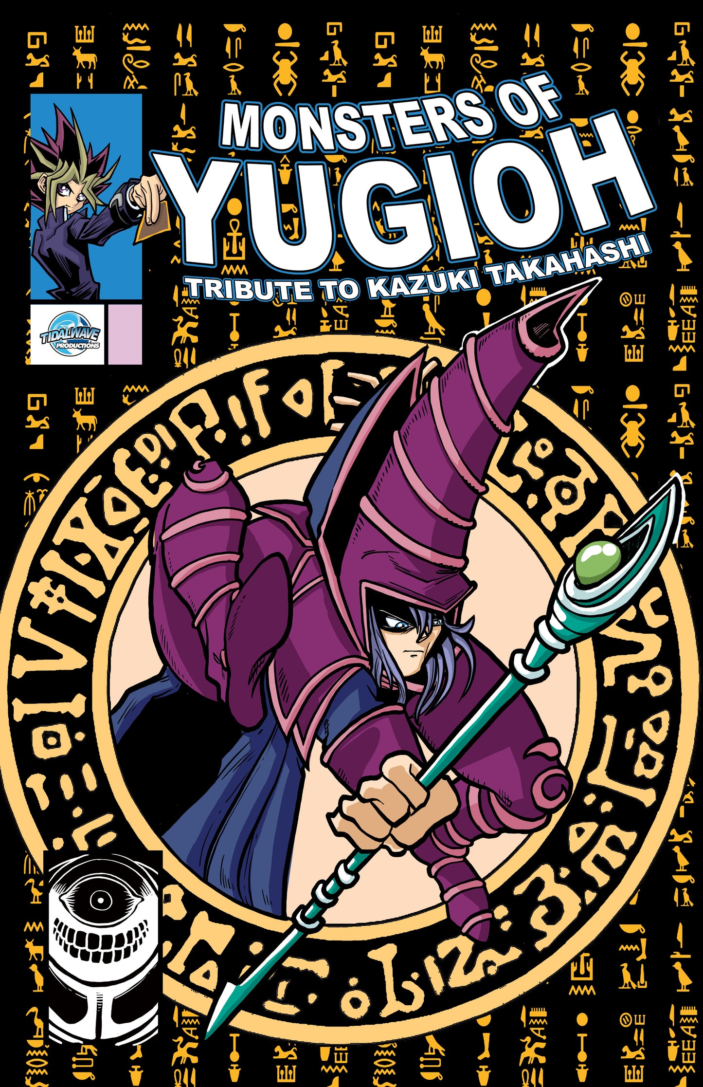 Monsters of Yugioh" Dark Magician ASM300 Homage Ltd 100 Dallas Fan Expo
