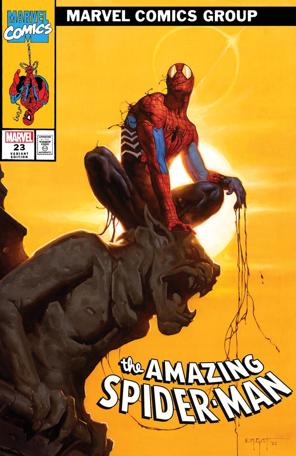 アメコミMARVEL×ディズニー（AMAZING SPIDER-MAN #23） Amazing Spider-Man #23 E.M. Gist Exclusive – BeachsideHobbies