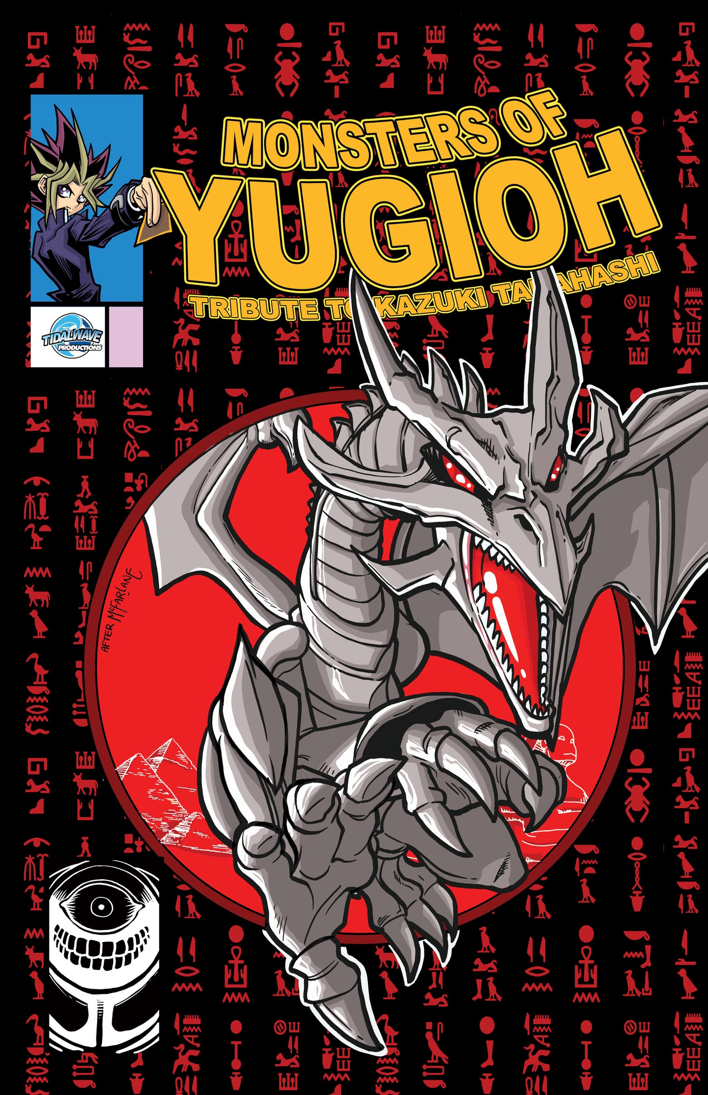 Tribute: Kazuo Takahashi "Monsters of Yugioh" Red Eyes ASM300 homage LTD 100