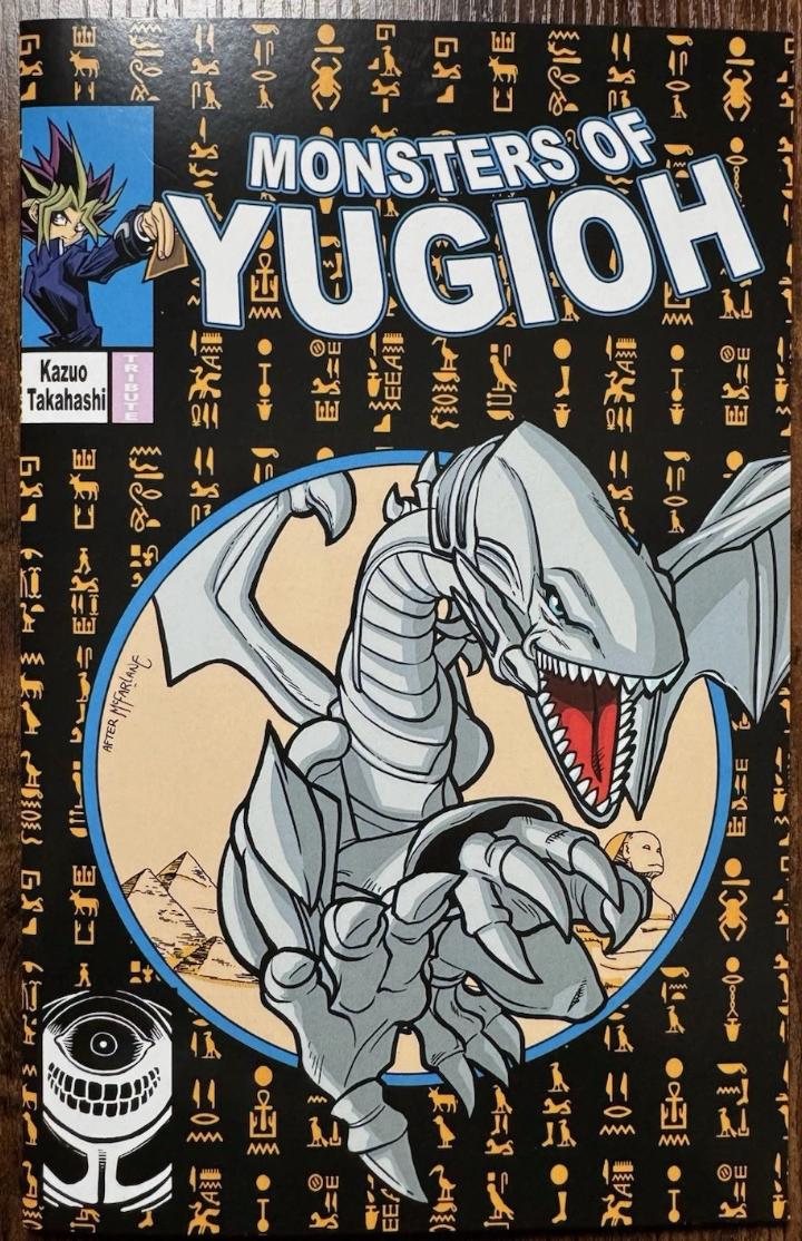 Tribute: Kazuo Takahashi Monsters of Yugioh ASM300 Blue Eyes Homage LTD200 W/COA