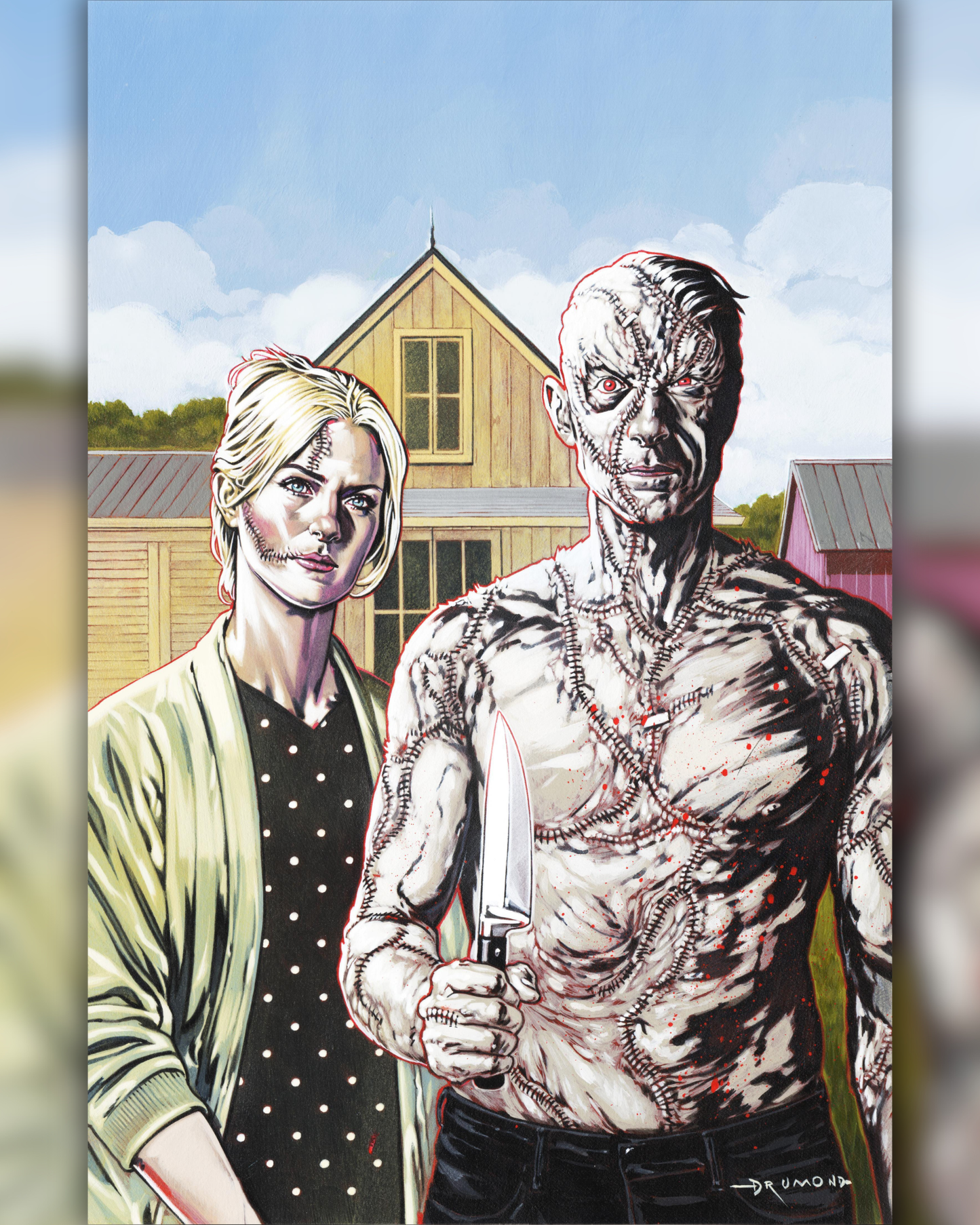 Exquisite Corpses #13 American Gothic Homage Ricardo Drumond Denver FanExpo