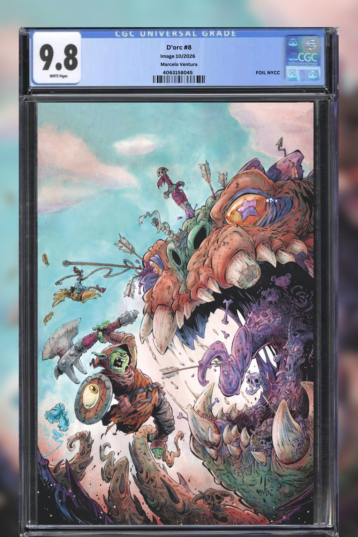 D'orc #8 NYCC Matte Foil Marcelo Ventura