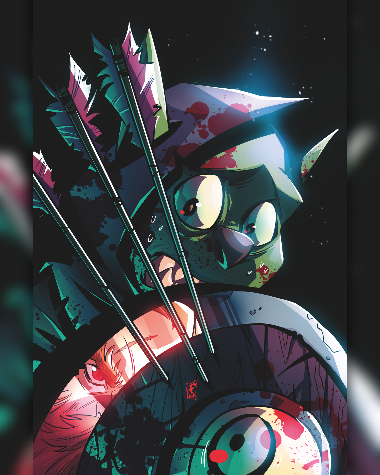 D'orc #1 Third Print Hulk 340 Homage Federico Sabbatini LTD 999