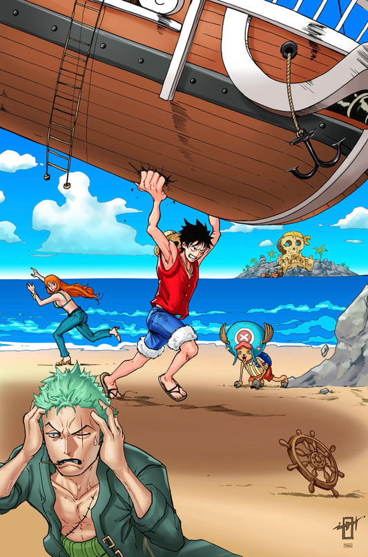 FAME: ONE PIECE X SUPERMAN HOMAGE JONATHAN URIBE