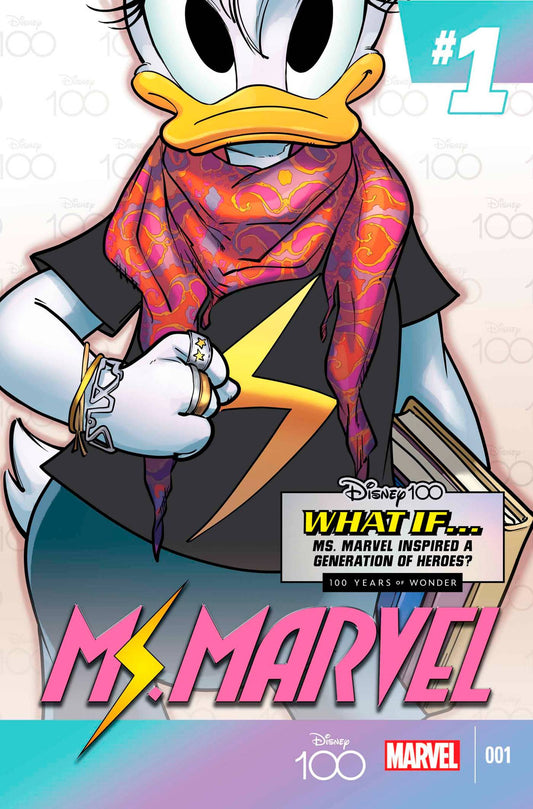 AMAZING SPIDER-MAN #33 DISNEY100 MS. MARVEL VARIANT BY PERISSONOTTO