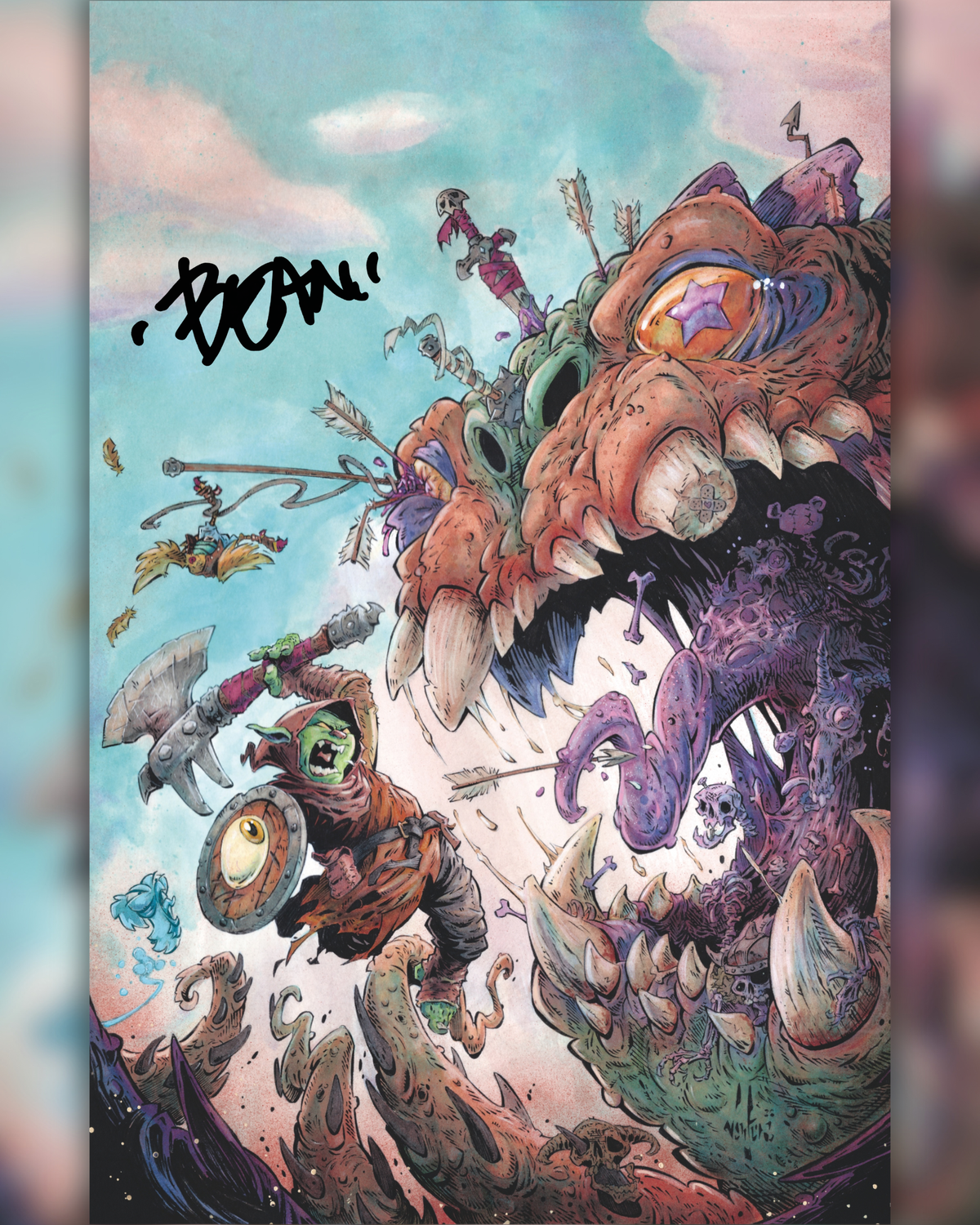 D'orc #8 NYCC Matte Foil Marcelo Ventura