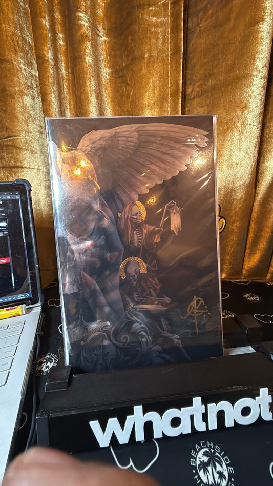 Hello Darkness #12 SDCC 23k Gold Gilded/Signed: Andrew Currey LTD 10 Official Boom Booth SECRET DROP