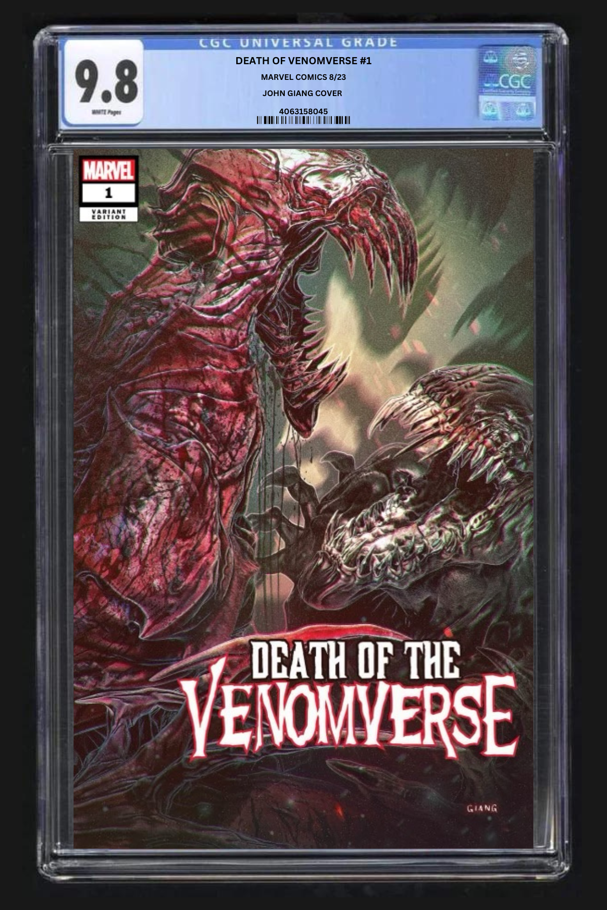 Death of Venomverse #1 John Giang Exclusive (1st App: Symbiote Six)